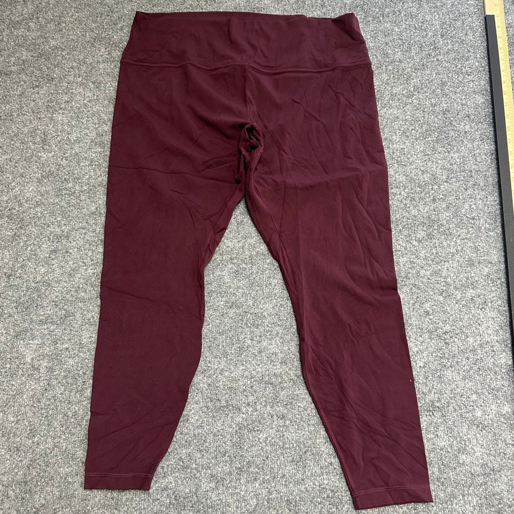 Lululemon Leggings Womens Size 20 Burgundy Align High Rise 25 Inseam Yoga Pants